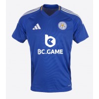 Camiseta Leicester City Jamie Vardy #9 Primera Equipación 2024-25 manga corta